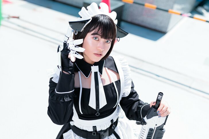 元自衛隊タレント・かざりさん「サイバーメイド」衣装でコミケ参加！「防衛省広報アドバイザー」として自衛隊の魅力発信の画像006