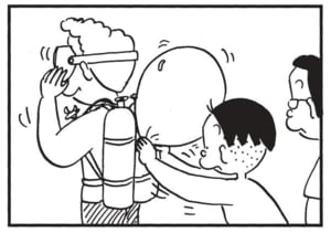 【無料漫画】かりあげクン（1604回）毎日配信！「テニス」「夜道」軟式なのに硬式と言い張るワケは／植田まさし 15