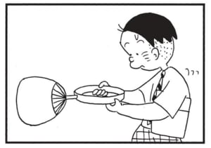 【無料漫画】かりあげクン(1631回)毎日配信!「水中めがね」「ハワイアン バンド」海辺でよからぬ悪だくみ…/植田まさし 10