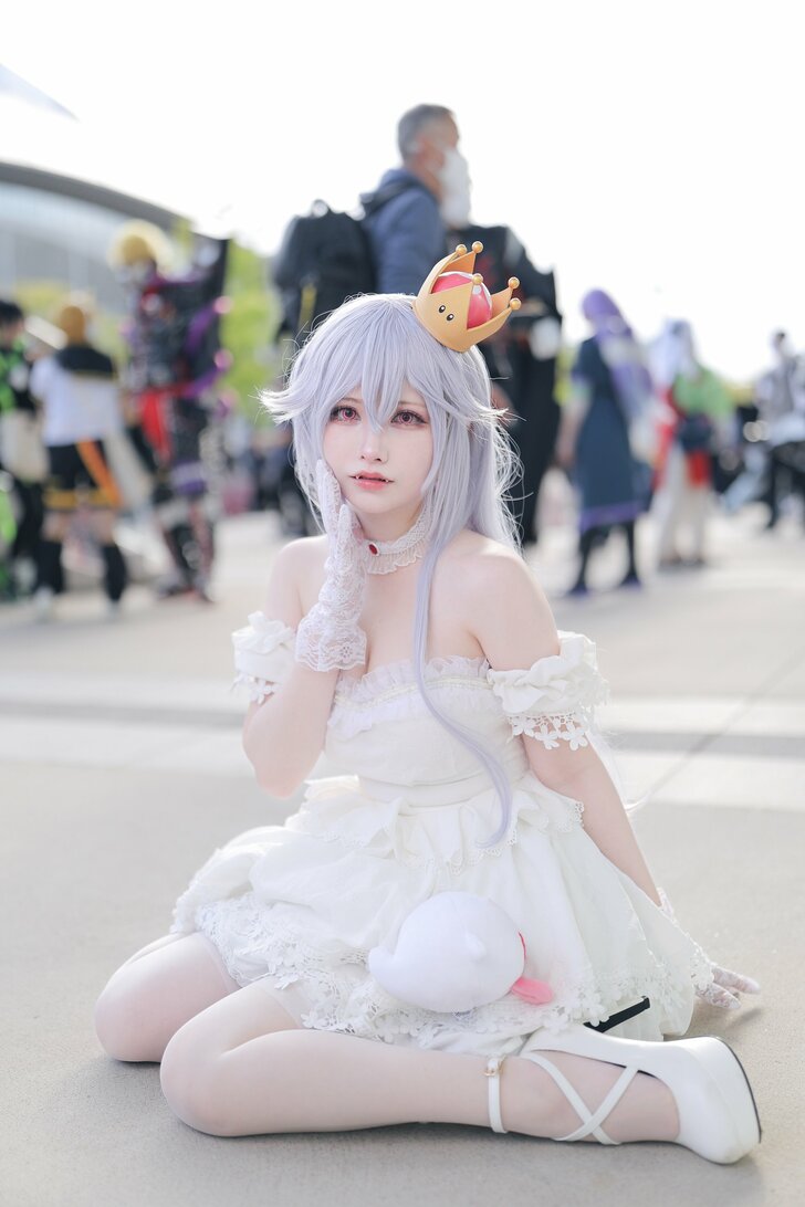 コスプレイヤーましろさんが『スーパーマリオ』二次創作キャラ・キングテレサ姫に！「平日は会社員で、社畜」の画像005