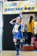 人気ストリーマー・yunocy、ボートレース多摩川キャラ「静波まつり」コスプレでコミケに登場の画像002