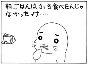 【無料漫画】毎日配信!少年アシベ(35)「ゴマちゃんの一日」森下裕美/キュートなゴマフアザラシの“ゴマちゃん”をめぐる名作ギャグ4コマ 7