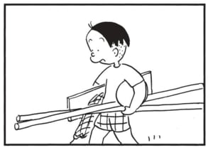 【無料漫画】かりあげクン(1610回)毎日配信!「たね」「ビーチバレー」早速仕返しを試みたけど…/植田まさし 6