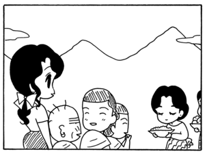 【無料漫画】毎日配信！少年アシベ（125）「ネパールの運動会」森下裕美／キュートなゴマフアザラシの“ゴマちゃん”をめぐる名作ギャグ4コマ 20