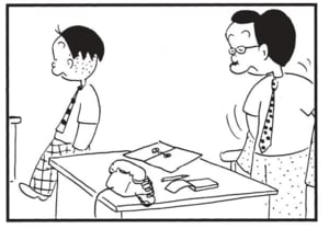 【無料漫画】かりあげクン(1685回)毎日配信!「梨」「敬老の日」高級なフルーツかと思いきや/植田まさし 11