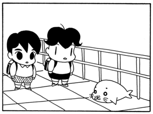 【無料漫画】毎日配信！少年アシベ（94）「ゴマちゃんの災難」森下裕美／キュートなゴマフアザラシの“ゴマちゃん”をめぐる名作ギャグ4コマ 11