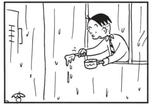 【無料漫画】かりあげクン(1483回)毎日配信!「上司」「天気予報」街で課長を見つけた時にとる行動/植田まさし 7