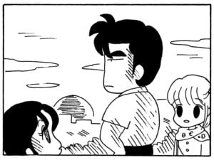 【無料漫画】毎日配信！少年アシベ（140）「愛について」森下裕美／キュートなゴマフアザラシの“ゴマちゃん”をめぐる名作ギャグ4コマ 12