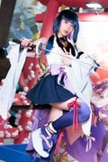 24万人来場『東京ゲームショウ2023』人気コスプレイヤー・楪くれはさん“不死身の忍者少女”に「お気に入りはスカートの割れ目」の画像004