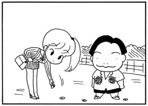 【無料漫画】毎日配信！少年アシベ（144）「怒りの完治君」森下裕美／キュートなゴマフアザラシの“ゴマちゃん”をめぐる名作ギャグ4コマ 4