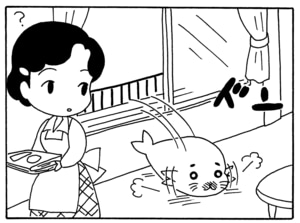【無料漫画】毎日配信!少年アシベ(41)「鳥のように」森下裕美/キュートなゴマフアザラシの“ゴマちゃん”をめぐる名作ギャグ4コマ 13