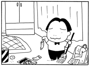 【無料漫画】毎日配信！少年アシベ（95）「アッキーの出前」森下裕美／キュートなゴマフアザラシの“ゴマちゃん”をめぐる名作ギャグ4コマ 19