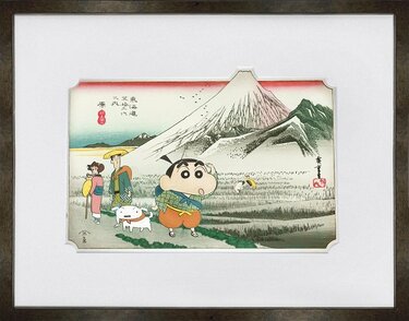 クレヨンしんちゃん』野原しんのすけ一家が「江戸のポップアート」に