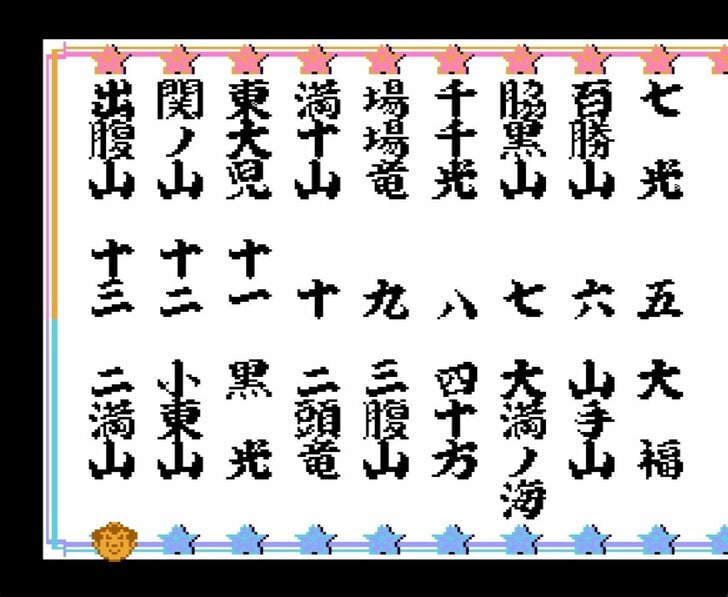 幕下から這い上がる苦しみ…ファミコン『つっぱり大相撲』に詰まった相撲の醍醐味の画像003
