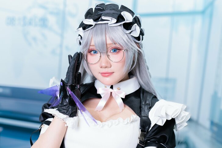 中国の人気コスプレイヤー・瓜希酱さん「コミケ」参加で『エーテルゲイザー』夜之寄生・ホズルのコスプレを披露の画像005