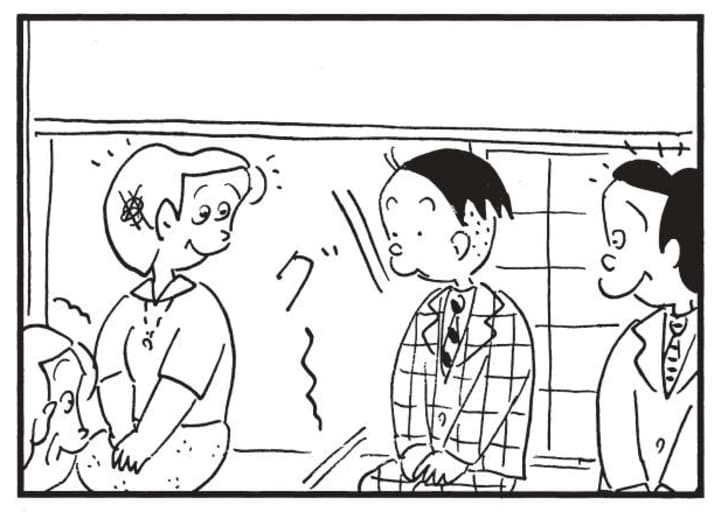 【無料漫画】かりあげクン（1555回）毎日配信！「音」「あやとり」鳴り響いた大きな音の正体／植田まさしの画像