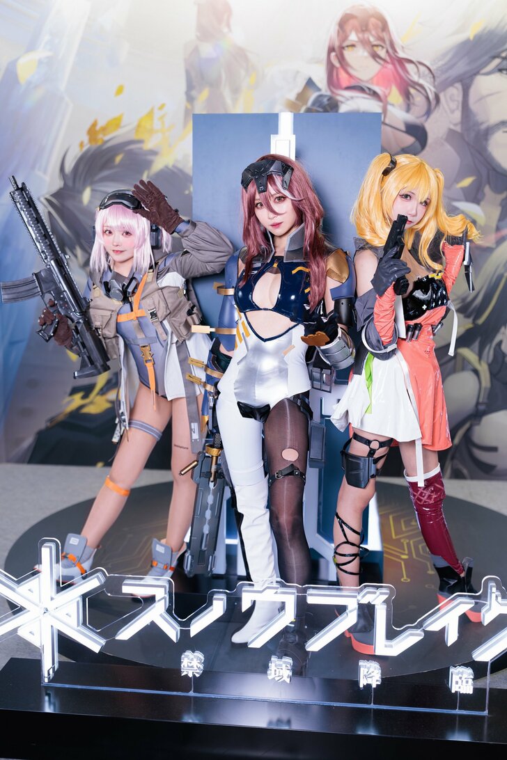 3D近未来美少女シューティングRPG『スノウブレイク』コスプレイヤーあまにさん＆ねねさん＆ウミミさんがキャラに変身の画像004