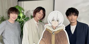 写真左から、斎賀みつき、川島零士、津田健次郎
