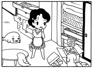 【無料漫画】毎日配信！少年アシベ（98）「父の愛情」森下裕美／キュートなゴマフアザラシの“ゴマちゃん”をめぐる名作ギャグ4コマ 15
