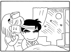 【無料漫画】毎日配信！少年アシベ（20）「眠れない夜に…」森下裕美／キュートなゴマフアザラシの“ゴマちゃん”をめぐる名作ギャグ4コマ 24