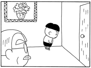 【無料漫画】毎日配信！少年アシベ（49）「社長の生活」森下裕美／キュートなゴマフアザラシの“ゴマちゃん”をめぐる名作ギャグ4コマ 11