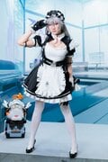 中国の人気コスプレイヤー・瓜希酱さん「コミケ」参加で『エーテルゲイザー』夜之寄生・ホズルのコスプレを披露の画像007