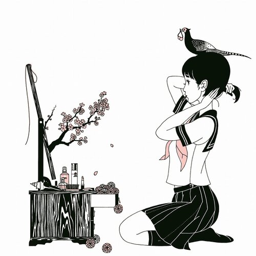 中村佑介画集 「Blue」表紙 ©Yusuke Nakamura