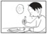 【無料漫画】かりあげクン（1520回）毎日配信！「スティックチーズ」「窓ぎわ族」食事中に思いついたアイデア／植田まさし