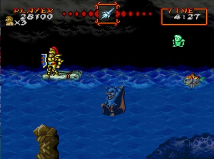 高難易度がクセになる！不気味で気持ち悪かったスーパーファミコン『超魔界村』のトラウマステージ3選の画像003