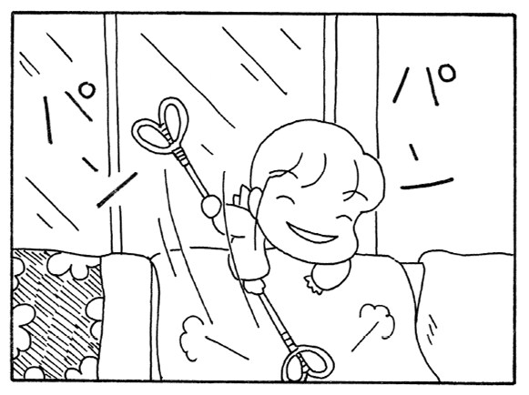 【無料漫画】ここだけのふたり!(67)「国際的接待」「正道の母」しっかりと布団をたたいて?/森下裕美の画像