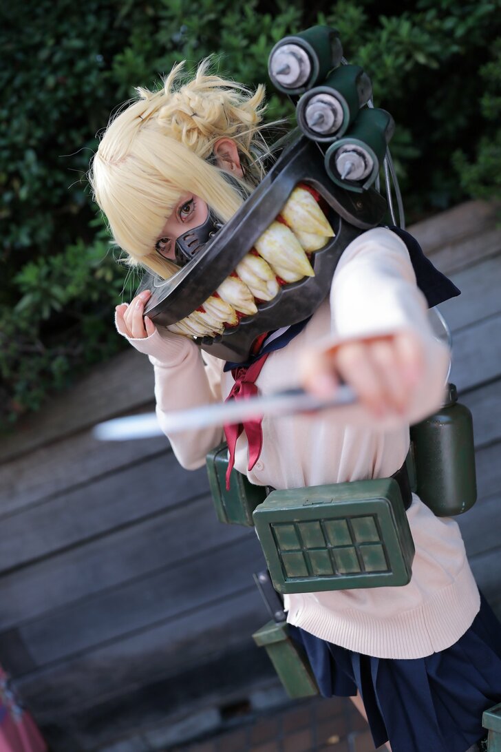 コスプレイヤー・倉坂くるるさん『ヒロアカ』トガヒミコの大迫力コスプレで『池袋ハロウィン2022』参戦！「キャラの見た目がめっちゃ好き」の画像001