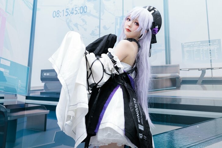 中国からコミケ参加の人気コスプレイヤー・絲言さん『エーテルゲイザー』闇星・ヘルのコスプレを披露の画像003