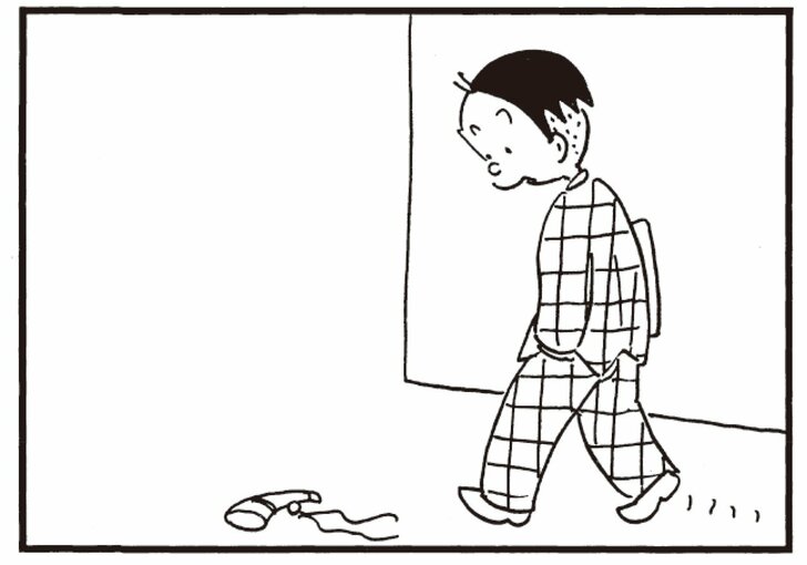 【無料漫画】かりあげクン(338)3月は毎日配信!「ネイルケアサロン」「ねぐせ」ラッパが落ちているのを見つけて?/植田まさしの画像