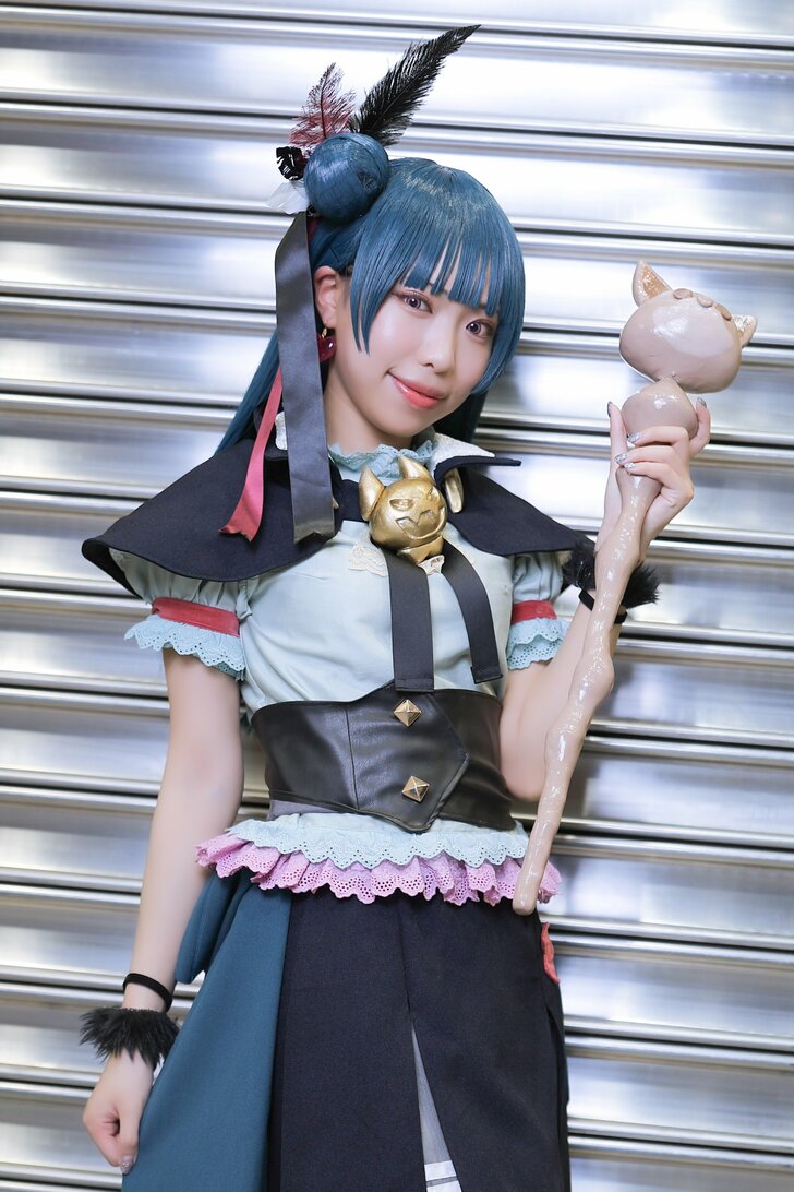 『AnimeJapan 2023』元アイドル・雨宮れいなさん、ラブライブスピンオフ『幻日のヨハネ』手作り衣装でコスプレ参戦「杖だけで１週間」の画像004
