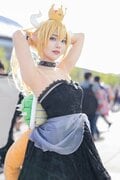 『ニコニコ超会議2023』コスプレイヤー・はわわ大明神さん『スーパーマリオ』二次創作キャラ「クッパ姫」のコスプレ披露の画像006
