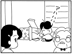 【無料漫画】毎日配信!少年アシベ(135)「変わったこと」森下裕美/キュートなゴマフアザラシの“ゴマちゃん”をめぐる名作ギャグ4コマ 4