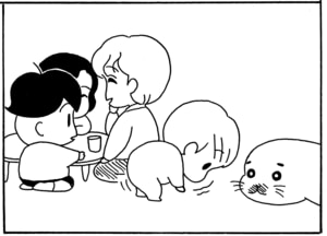【無料漫画】毎日配信！少年アシベ（26）「ボクたち」森下裕美／キュートなゴマフアザラシの“ゴマちゃん”をめぐる名作ギャグ4コマ 10
