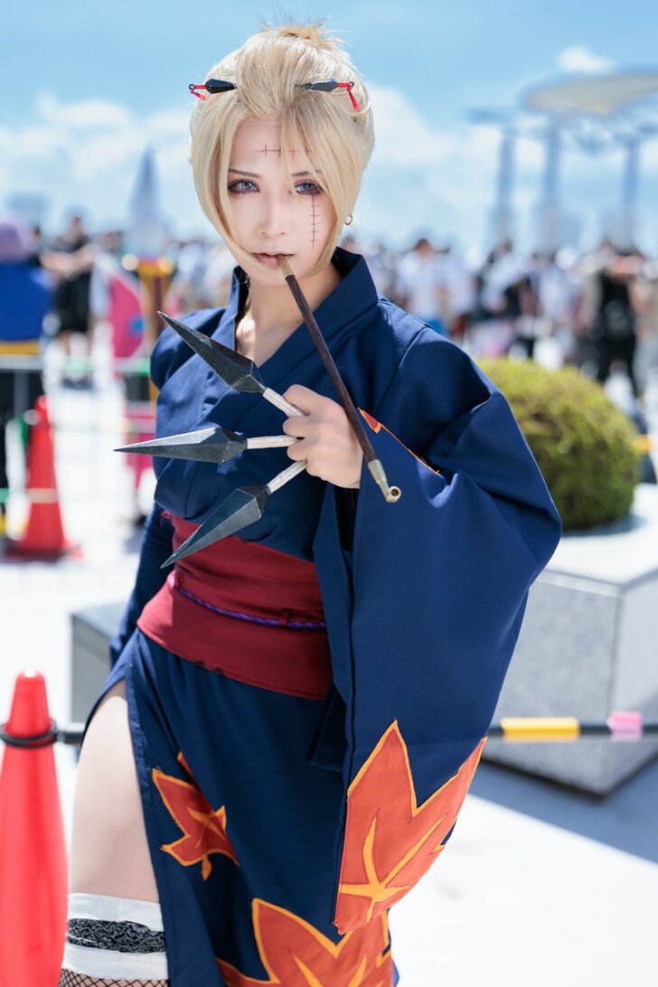 台風影響なく大盛況「コミックマーケット102」『銀魂』月詠コスプレ披露、るなちっちさんに聞いた「衣装のこだわり」の画像007