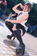 雲晴ちおさん＆雪入サナさん『チェンソーマン』パワー＆レゼのコスプレ披露！『acosta！池袋』参加で“併せ”を楽しむ人もの画像004