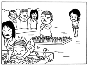 【無料漫画】毎日配信！少年アシベ（125）「ネパールの運動会」森下裕美／キュートなゴマフアザラシの“ゴマちゃん”をめぐる名作ギャグ4コマ 17