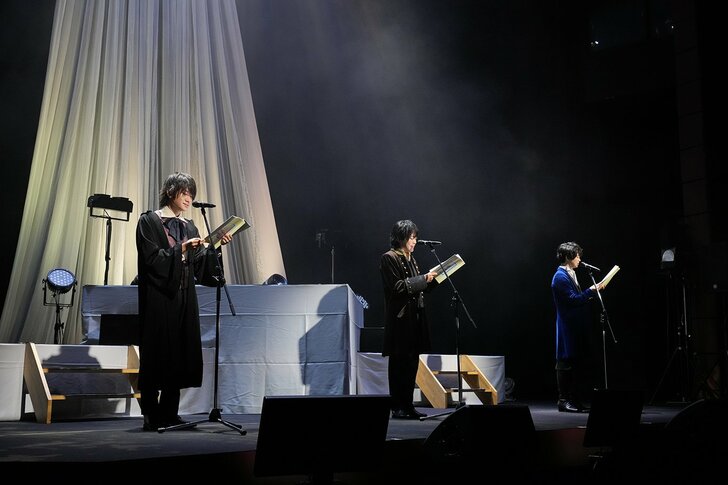 堀江瞬、土田玲央、土岐隼一がポエトリーリーディングを初生披露！「プリエル」有観客公演「『Prince Letter(s)! フロム yuzu』ストーリーライブ ～私立常和歌学園 舞台「CLOCK」～」ロングレポートの画像017