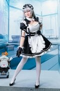 中国の人気コスプレイヤー・瓜希酱さん「コミケ」参加で『エーテルゲイザー』夜之寄生・ホズルのコスプレを披露の画像008