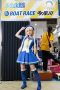 人気ストリーマー・yunocy、ボートレース多摩川キャラ「静波まつり」コスプレでコミケに登場の画像001