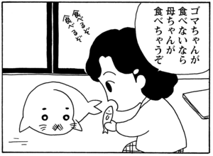 【無料漫画】毎日配信!少年アシベ(35)「ゴマちゃんの一日」森下裕美/キュートなゴマフアザラシの“ゴマちゃん”をめぐる名作ギャグ4コマ 11