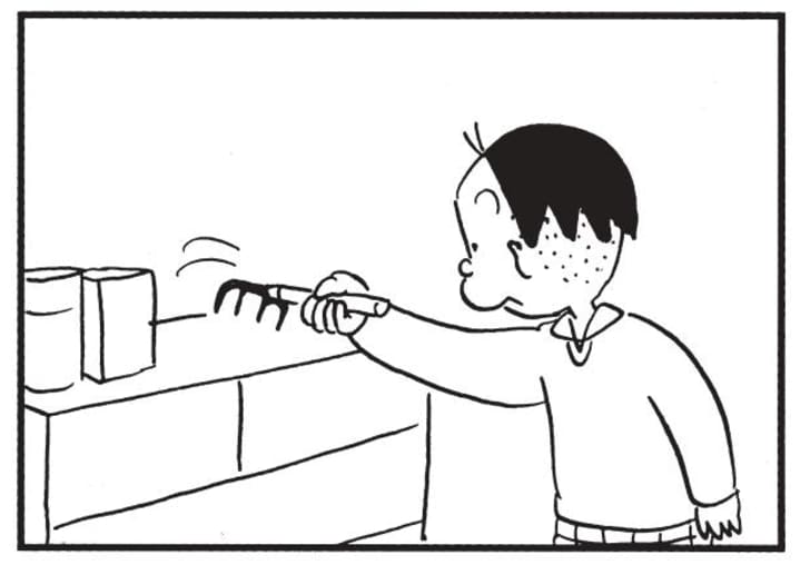 【無料漫画】かりあげクン(1546回)毎日配信!「くまで」「五月病」意外な場面でくまでが活躍!?/植田まさしの画像