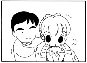 【無料漫画】毎日配信！少年アシベ（28）「恋人達の街角」森下裕美／キュートなゴマフアザラシの“ゴマちゃん”をめぐる名作ギャグ4コマ 15