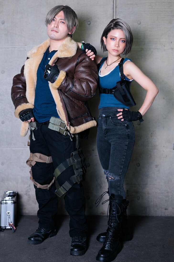 「コスプレのこだわりはシルエット」ろいせさん＆うるび～さん『バイオハザード』ジル＆レオンのコスプレ披露の画像014