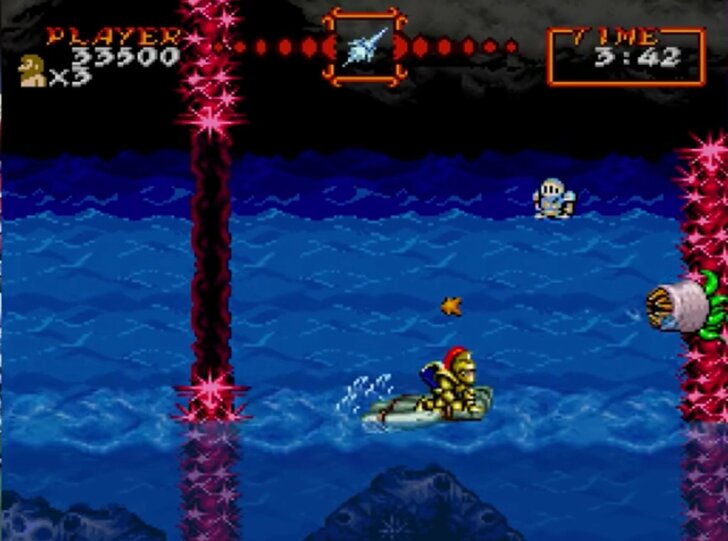 高難易度がクセになる！不気味で気持ち悪かったスーパーファミコン『超魔界村』のトラウマステージ3選の画像004