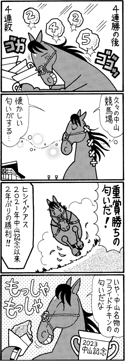 ４連勝の後　４連敗