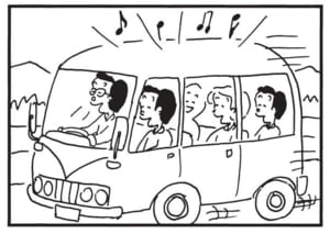 【無料漫画】かりあげクン(1549回)毎日配信!「タクシー」「陸上競技」乗車するなり双眼鏡を取り出した驚きの理由/植田まさし 10
